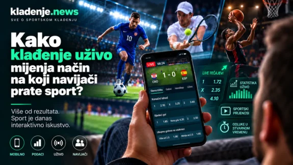 Klađenje uživo mijenja način praćenja sporta – mobilni tečajevi, podaci i statistika u stvarnom vremenu